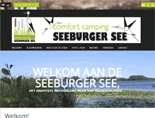 Tablet Screenshot of campingseeburgersee.com